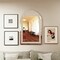 Crystal Decor Wall Mirror Arch Mirror for Bathroom Bedroom Living Room Entryway